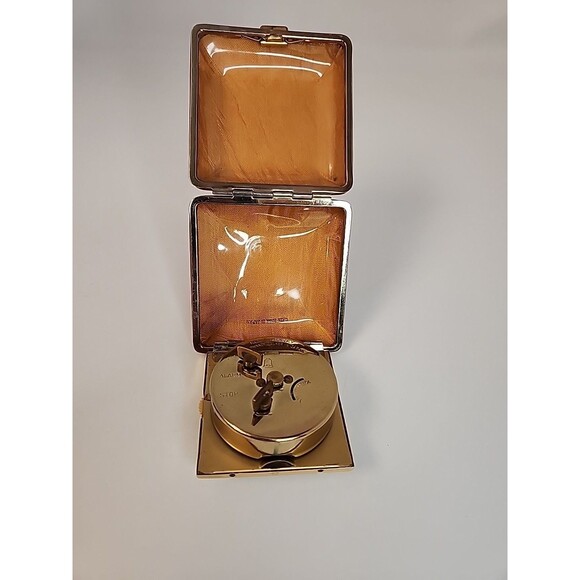 Vintage Phinney-Walker Folding Travel Alarm Clock  Japan Leather Case - Picture 8 of 16